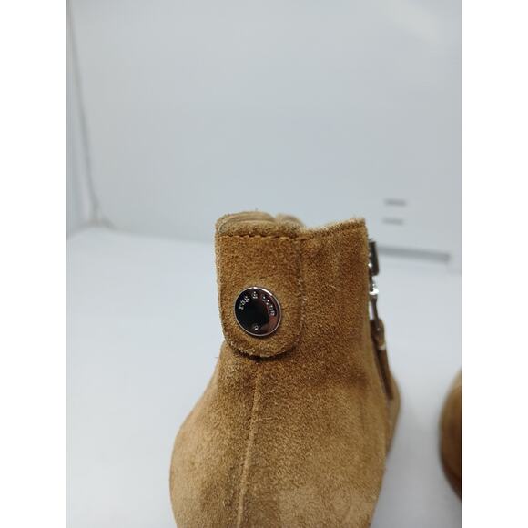 Rag & Bone Margot Suede Boots Shoes Tan Camel US 6 EU 36.5 - Picture 7 of 12